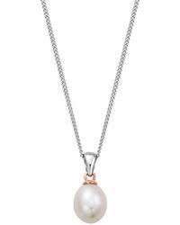 Clogau - Nature's Wonder Sterling Beachcomber Pendant With Pearl - Lyst