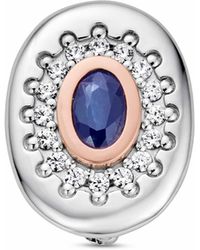 Clogau - Royal Sterling Diana Brooch With Sapphire & Swarovski Zirconia - Lyst