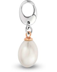 Clogau - Insignia Sterling Beachcomber Charm With Pearl - Lyst