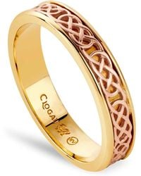 Clogau - Royal 9Ct Solid Annwyl Slim Channel Ring - Lyst