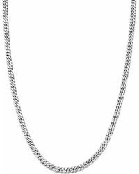 Clogau - Insignia Sterling Curb Chain Necklace - Lyst