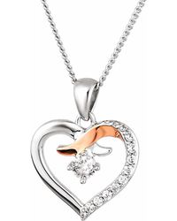 Clogau - Forever Yours Sterling Kiss Pendant With Zircon - Lyst