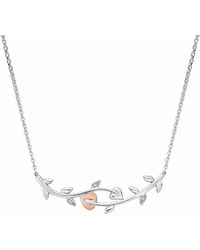Clogau - Tree Of Life Sterling Vine Necklace With Topaz - Lyst
