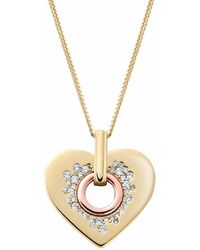Clogau - Cariad 9Ct Solid Sparkle Pendant With Diamonds - Lyst