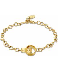 Clogau - Insignia 9Ct Solid Linked Ring Bracelet - Lyst