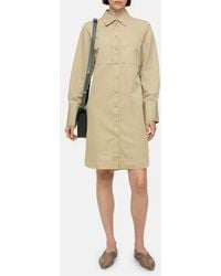 Closed - Damen Kleid Aus Baumwoll-Leinen-Mix, (Größe) - Lyst