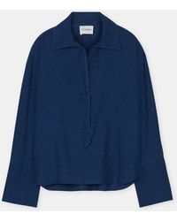 Closed - Damen Tunika Aus Leinen-Baumwoll-Mix, (Größe) - Lyst