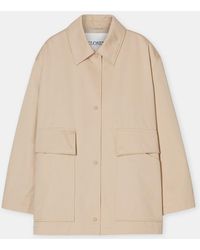 Closed - Damen Kurzmantel Aus Baumwoll-Twill, (Größe) - Lyst