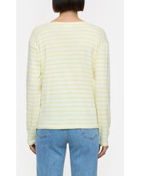 Closed - Damen Langarmshirt Aus Bio-Baumwoll-Mix, (Größe) - Lyst