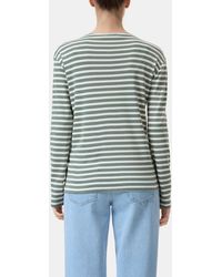 Closed - Damen Langarmshirt Aus Bio-Baumwoll-Mix, (Größe) - Lyst