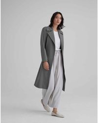 Club Monaco Grey Jersey Trench