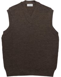 iClosam Men's V-Neck Sleeveless Vest Classic Business Sweater Gilet Knitwear Tank Top 