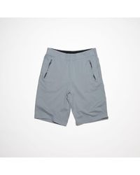 gym and workout clothes Sweatshorts Mens Clothing Activewear Acne Studios Cotton Green Logo Face Sweat Shorts for Men 