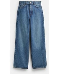 COACH - Baggy Fit Denim Jeans - Lyst