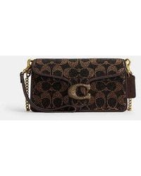 COACH - Tabby Chain Crossbody Bag 19 With Crystal Signature - Lyst