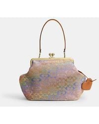 COACH - Large Kisslock Frame Bag - Lyst