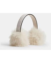 COACH - Orejeras De Borreguillo - Lyst