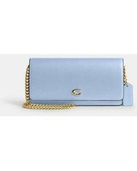 COACH - Cartera larga Evie con cadena - Lyst
