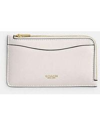 COACH - New York Zip Card Case - Lyst