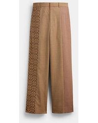 COACH - Mashup Yarn Dye Trousers - Lyst