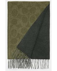 COACH - Sciarpone Di Cashmere Double Face - Lyst