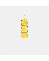 COACH - Pavé Taxi Cab Single Earring - Lyst