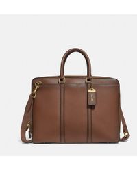 COACH Metropolitan Slim Brief - Brown