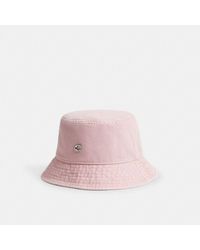 COACH - Quilted Denim Bucket Hat - Lyst