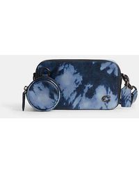 COACH - Tracolla sottile Charter con stampa tie-dye - Lyst