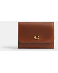 COACH - Essential Flap Card Case - Lyst