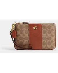 COACH - Essential Small Wristlet - Lyst