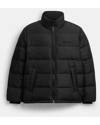 COACH - Solid Down Jacket - Lyst
