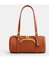 COACH - Kisslock Barrel Bag 28 - Lyst
