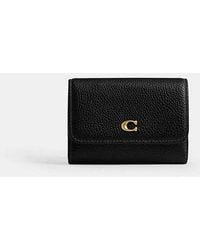 COACH - Porta Carte Di Credito Con Patta Essential - Lyst