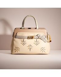 COACH - Upcrafted Tate Carryall 29 In Colorblock With Snakeskin Detail - Lyst