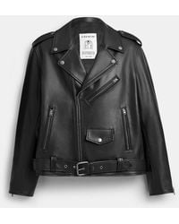 COACH - Lightweight Moto Jacket - Lyst