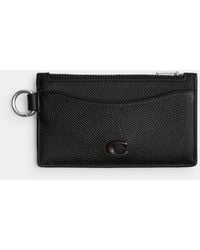COACH - Zip Card Case - Lyst