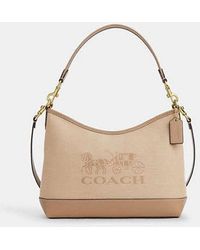 COACH - Laurel Shoulder Bag With Horse And Carriage - Lyst