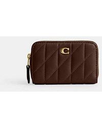 COACH - Essential Small Zip Around Card Case - Lyst