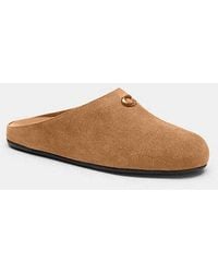 COACH - Sculpted C Soft Mule - Lyst