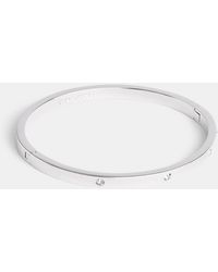 COACH - Essential Hinged Bangle - Lyst