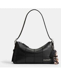 COACH - Alter/ego Small Shoulder Bag In Checkerboard Upcrafted Leather - Lyst