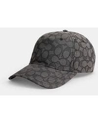 COACH - Signature Jacquard Baseball Hat - Lyst