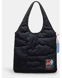 COACH - Topia Loop Flat Tote With Cloud Quilting - Lyst