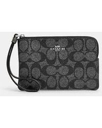 COACH - Corner Zip Wristlet - Lyst