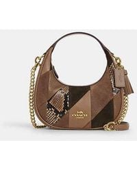 COACH - Carmen Mini Crossbody Bag With Patchwork - Lyst