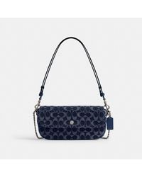 COACH Chain Tabby Shoulder Bag 30 In Signature Denim in Blue | Lyst Canada