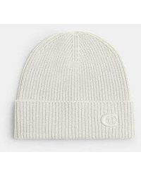 COACH - Knit Beanie - Lyst
