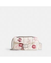COACH - Tabby Shoulder Bag 20 With Quilting And Lip Print - Lyst