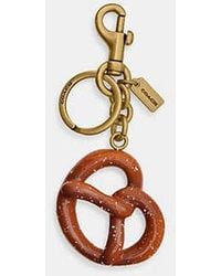 COACH - Small Pretzel Bag Charm - Lyst